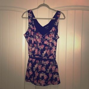 City Chic tank top belt waisted blouse